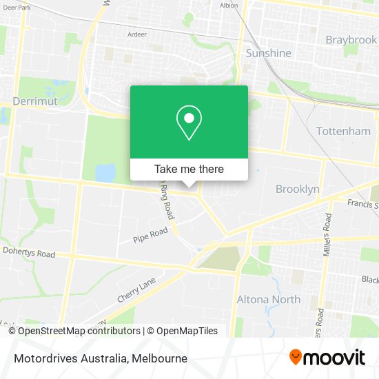 Motordrives Australia map