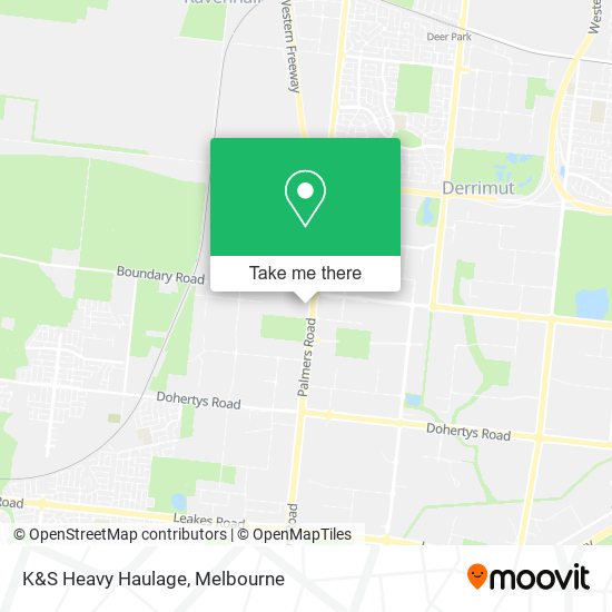 K&S Heavy Haulage map