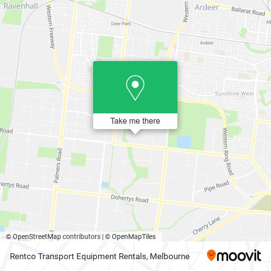 Rentco Transport Equipment Rentals map