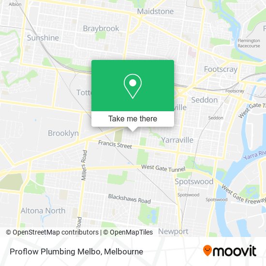 Proflow Plumbing Melbo map