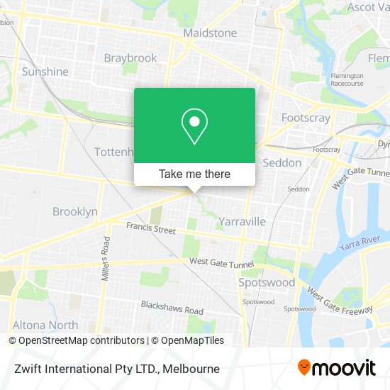 Zwift International Pty LTD. map
