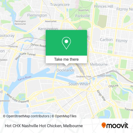 Hot CHX Nashville Hot Chicken map