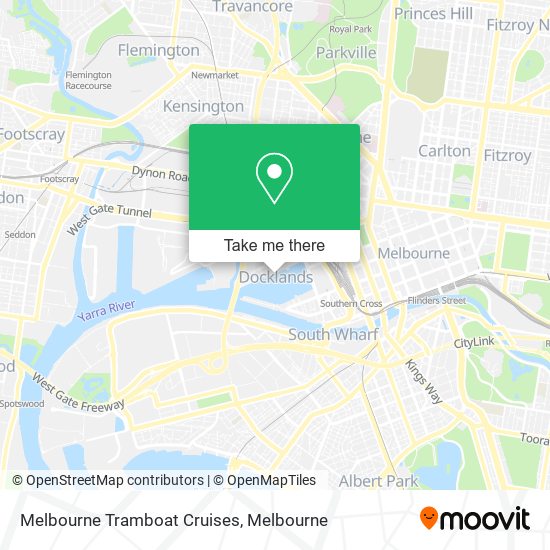 Melbourne Tramboat Cruises map