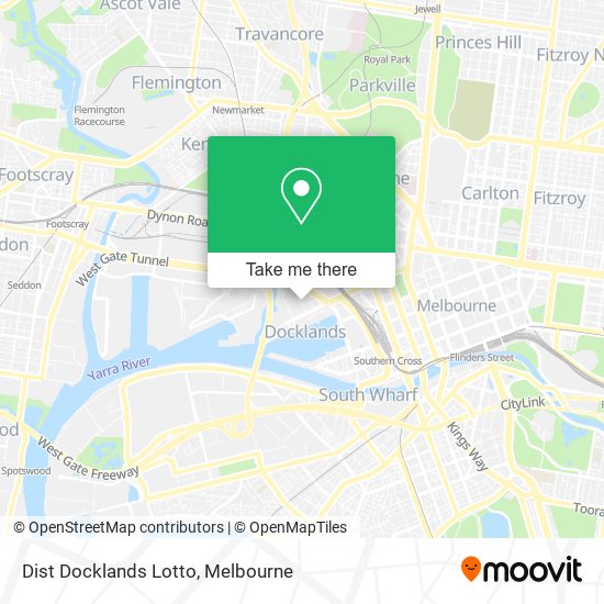 Mapa Dist Docklands Lotto