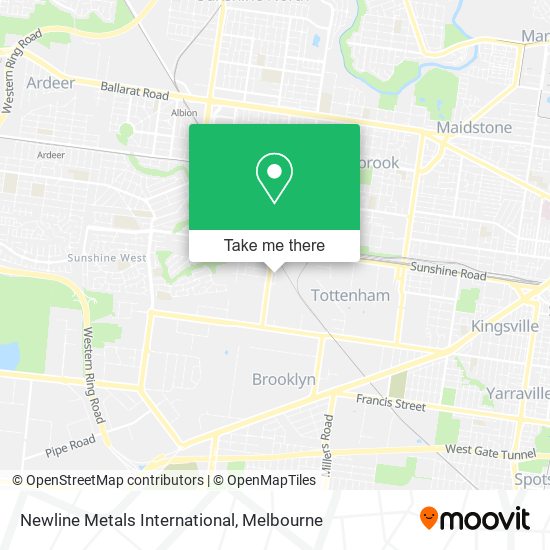 Newline Metals International map