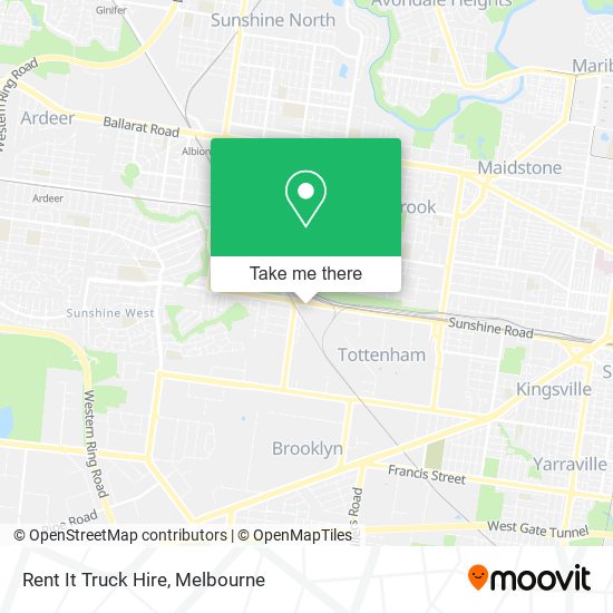Rent It Truck Hire map