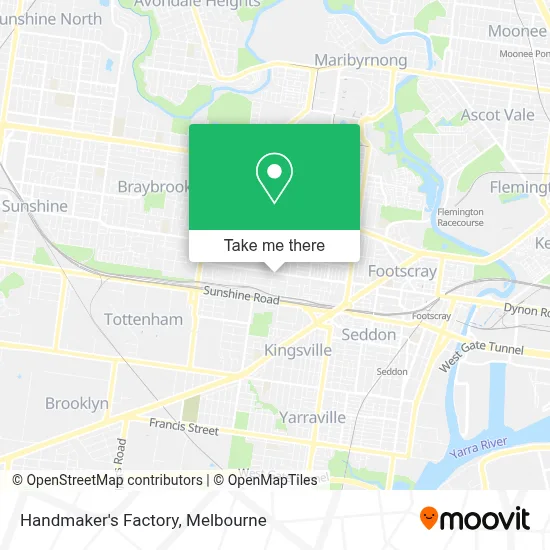 Mapa Handmaker's Factory