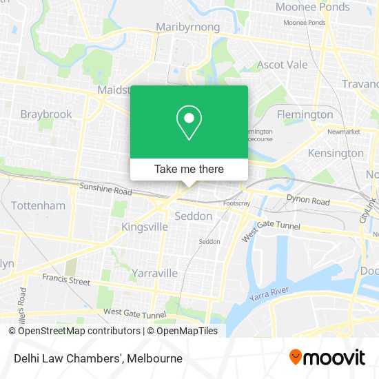 Delhi Law Chambers' map