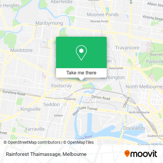 Rainforest Thaimassage map