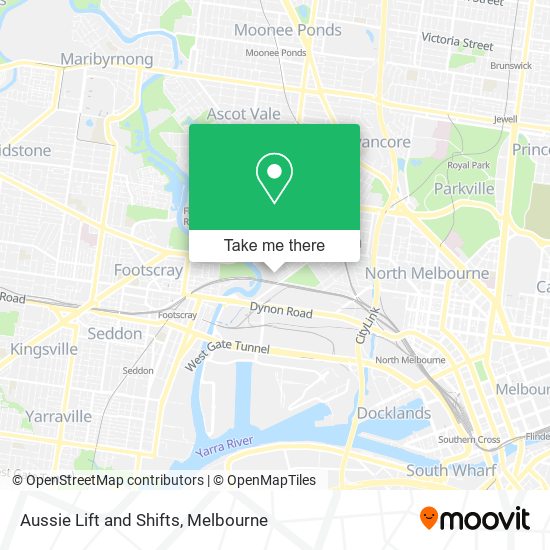 Aussie Lift and Shifts map