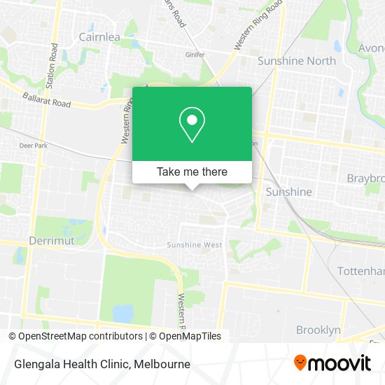 Mapa Glengala Health Clinic