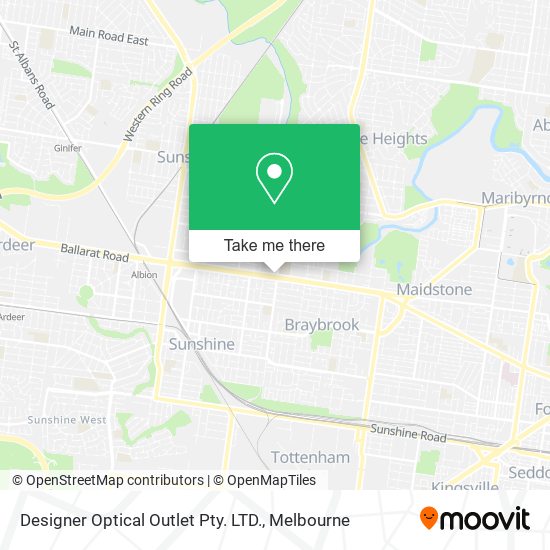 Designer Optical Outlet Pty. LTD. map