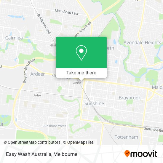 Mapa Easy Wash Australia