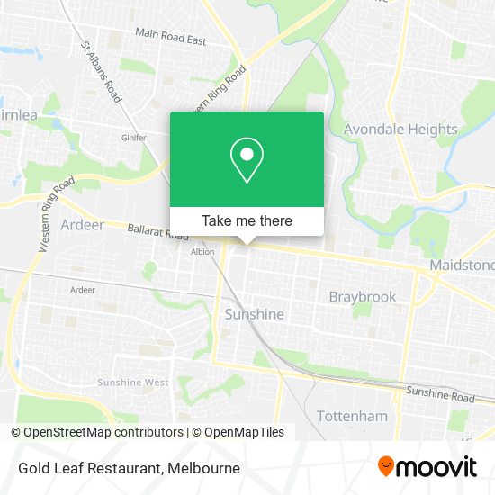 Gold Leaf Restaurant map