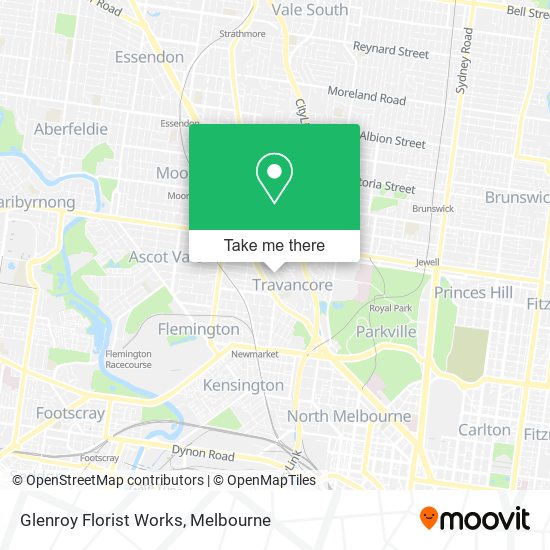 Glenroy Florist Works map