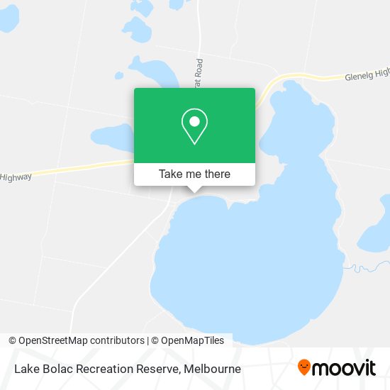 Lake Bolac Recreation Reserve map