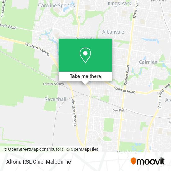 Altona RSL Club map