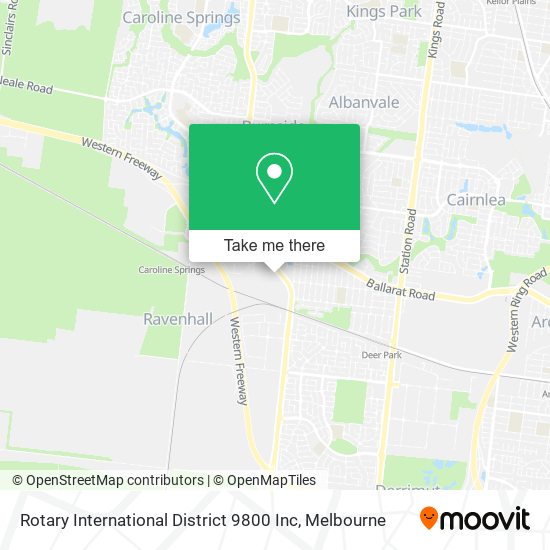 Rotary International District 9800 Inc map