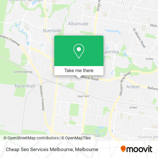 Cheap Seo Services Melbourne map