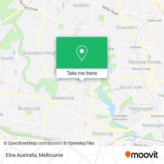 Elna Australia map