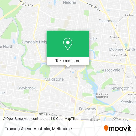 Training Ahead Australia map