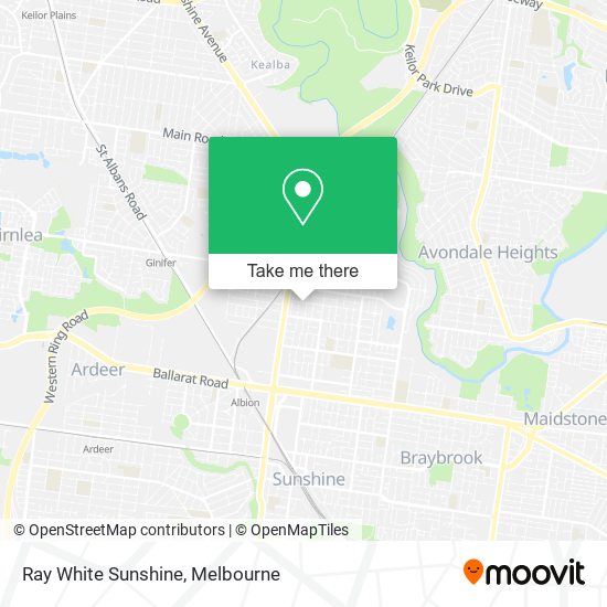 Ray White Sunshine map