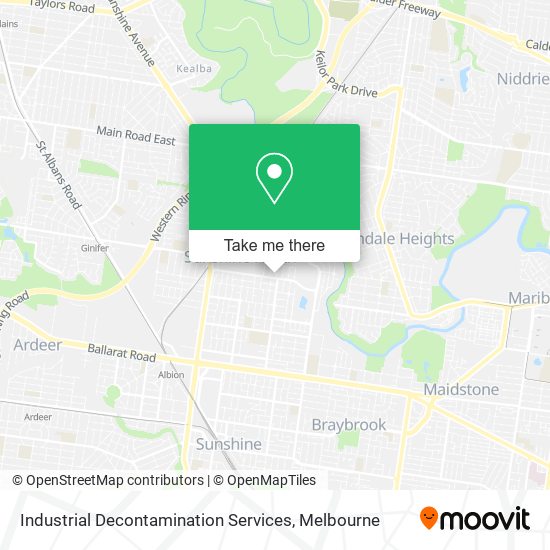 Industrial Decontamination Services map