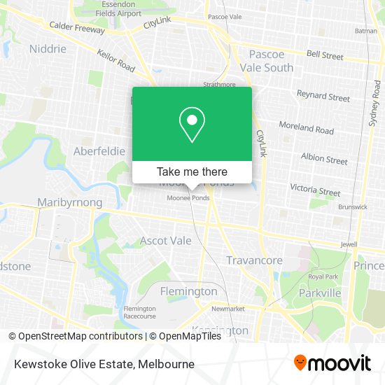 Mapa Kewstoke Olive Estate