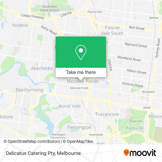 Delicatus Catering Pty map