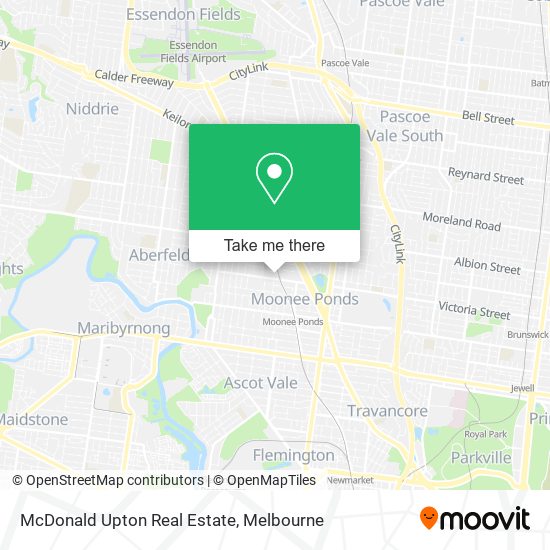 McDonald Upton Real Estate map