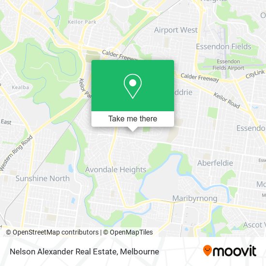 Nelson Alexander Real Estate map