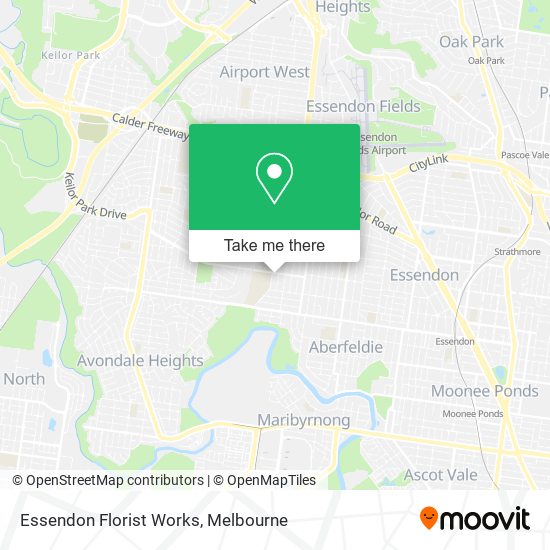 Essendon Florist Works map