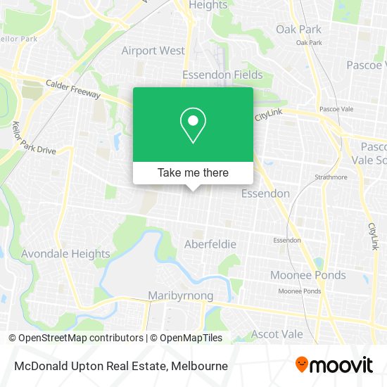 McDonald Upton Real Estate map