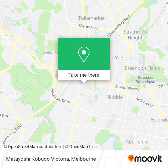 Matayoshi Kobudo Victoria map
