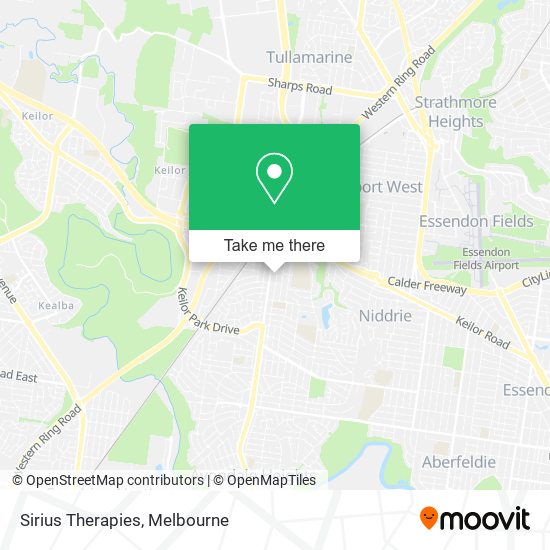Sirius Therapies map