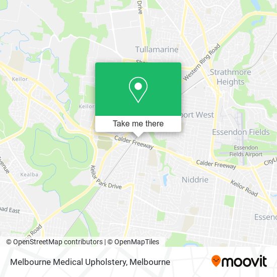 Mapa Melbourne Medical Upholstery
