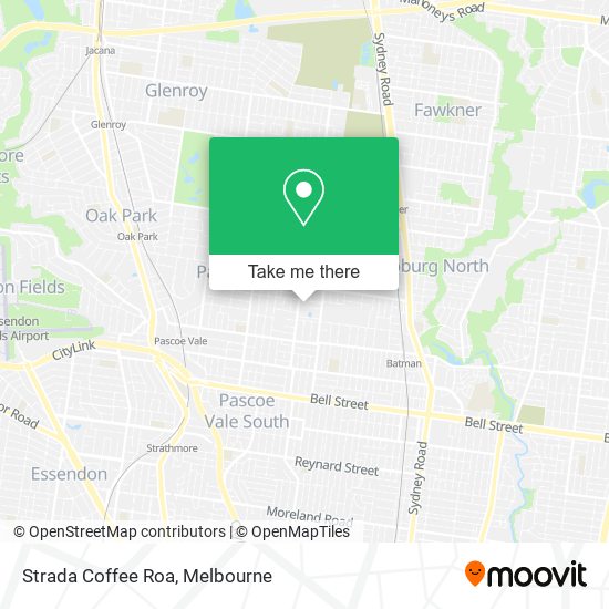 Mapa Strada Coffee Roa