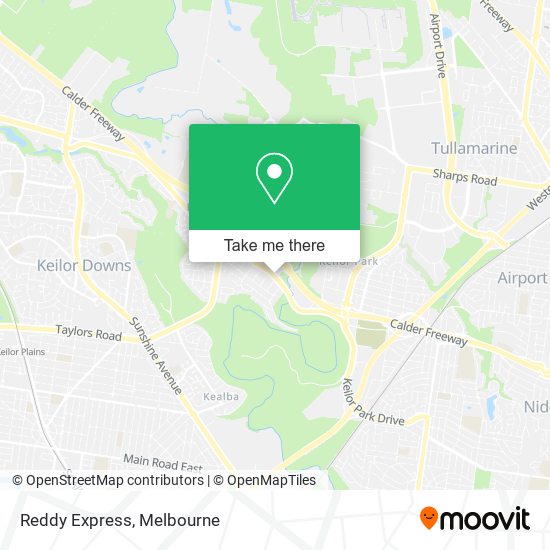 Reddy Express map