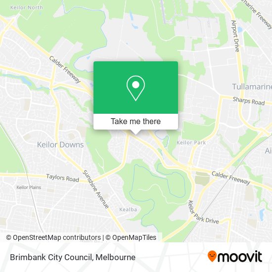 Brimbank City Council map