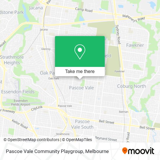 Pascoe Vale Community Playgroup map