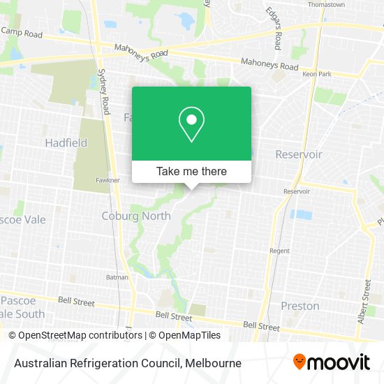 Australian Refrigeration Council map