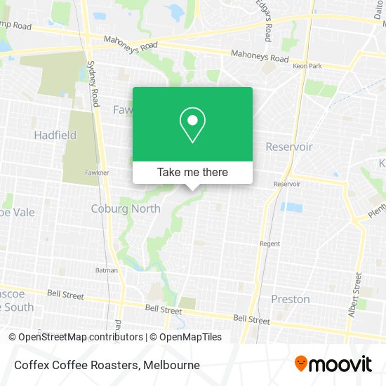 Coffex Coffee Roasters map