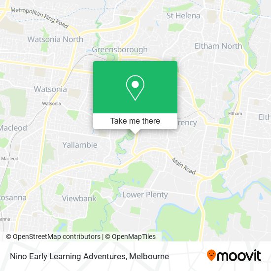 Nino Early Learning Adventures map