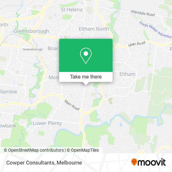 Cowper Consultants map