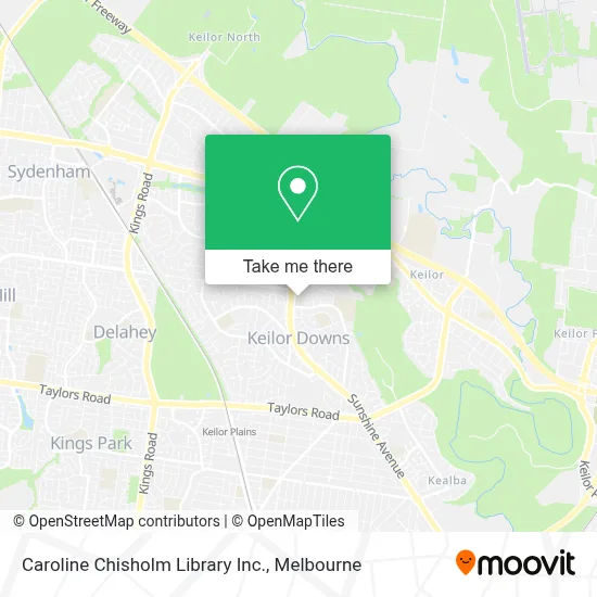 Mapa Caroline Chisholm Library Inc.