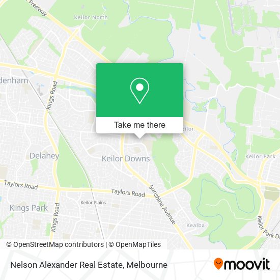 Nelson Alexander Real Estate map