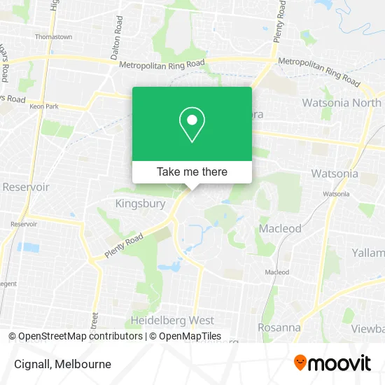 Cignall map