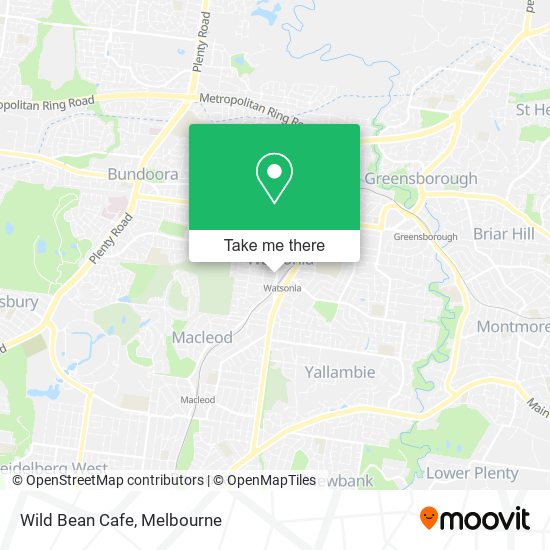 Wild Bean Cafe map