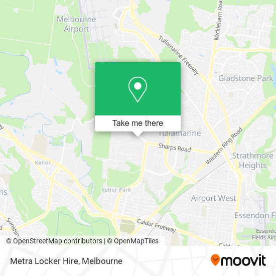 Metra Locker Hire map