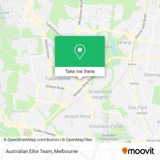 Australian Elite Team map